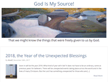 Tablet Screenshot of godismysource.org
